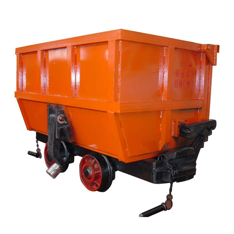 Single-Side Curved Rail Dumping Mining Wagon